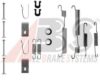 CARRAB BP 3148 Accessory Kit, brake shoes